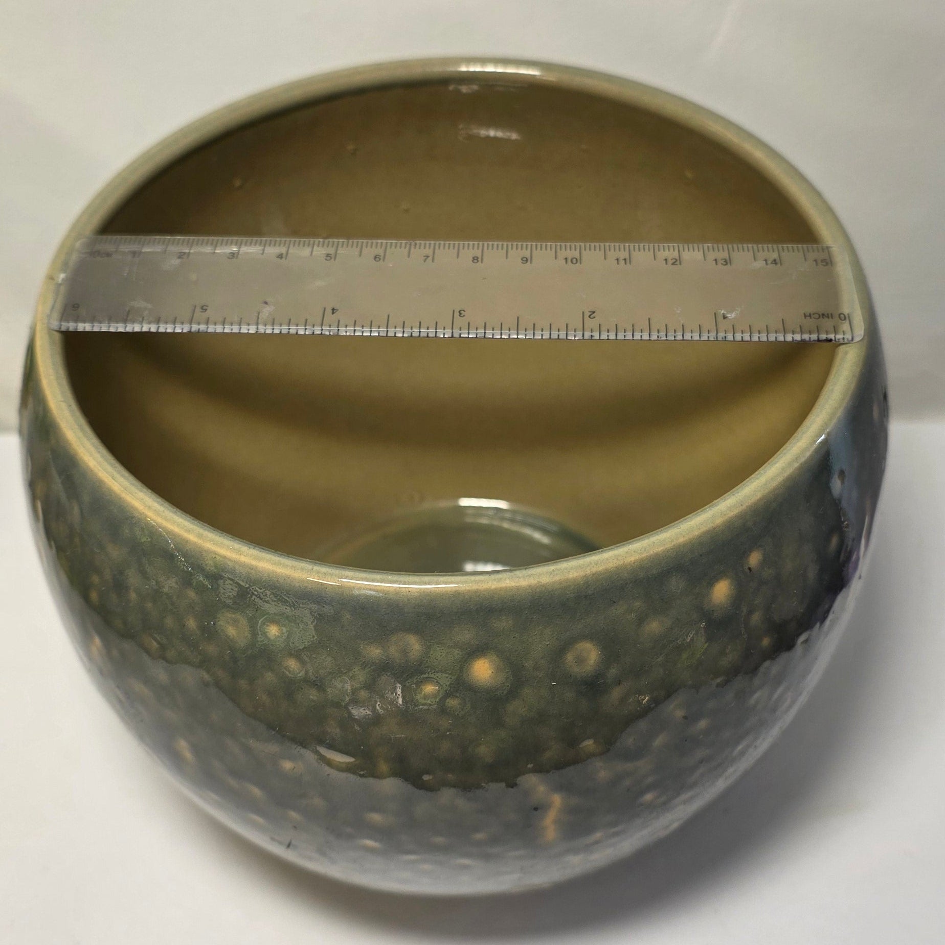 Ceramic pot – sage speckle